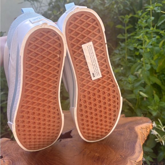 Vans Stacked Knu Skool blue and white suede Sneakers - Picture 5 of 8